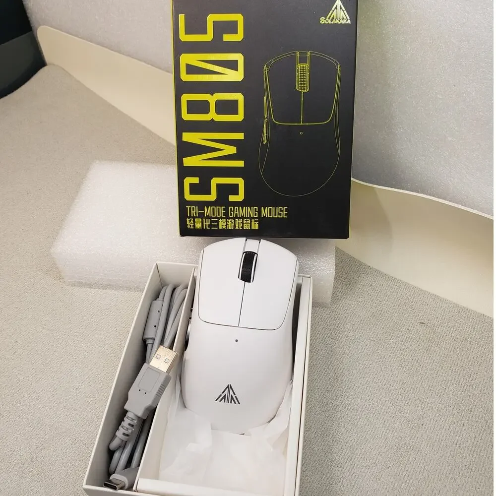 Solakaka SM805 Tri-Mode Lightweight Wireless Gaming Mouse